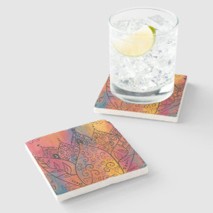 Dessous-de-verre En Pierre Joli Art Floral