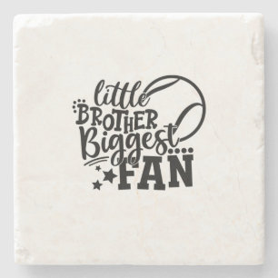 Dessous-de-verre En Pierre Joueur de tennis   Petit Frère Plus Grand Van Tenn