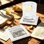 Dessous-de-verre En Pierre Journal personnalisé | Meilleurs grands-parents<br><div class="desc">Apportez l'amour et le rire à leur table basse avec ce dessous de verre en pierre personnalisé "Grandhood Times"! Conçu comme une page d'accueil d'un journal, il présente une photo préférée, les noms des petits-enfants et un gros titre qui déclare vos grands-parents les meilleurs. Avec sa finition en marbre durable...</div>
