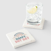 Dessous-de-verre En Pierre Journée mondiale du dot (Côté)