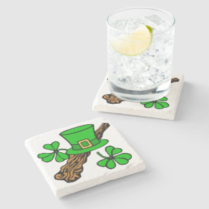 DESSOUS-DE-VERRE EN PIERRE JOYE ST.PATRICK'S DAY