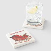 Dessous-de-verre En Pierre Joyeux Dessous de verre en pierre de Noël (Côté)