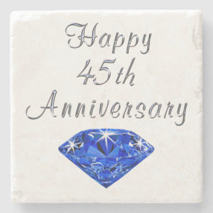 Dessous-de-verre En Pierre Joyeux Dessous de verre saphir du 45e anniversaire