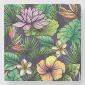 Dessous-de-verre En Pierre Jungle (Devant)