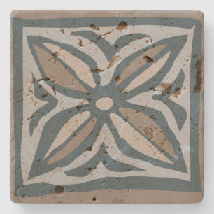 Dessous-de-verre En Pierre Kalakaua Hawaiian Tropical Tapa KL302