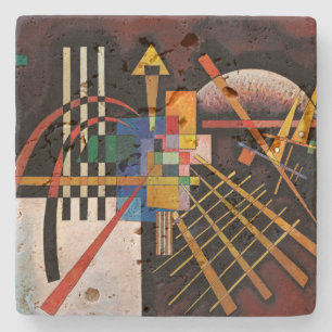 Dessous-de-verre En Pierre Kandinsky peinture Abstraite oeuvre classique
