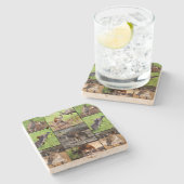 Dessous-de-verre En Pierre Kangaroo Photo Collage, (Côté)