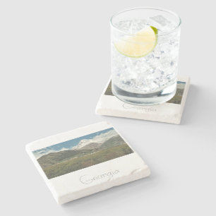 Dessous-de-verre En Pierre Kazbegi Georgia Church Paysage