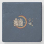 Dessous-de-verre En Pierre Kendo (Devant)