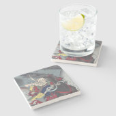 Dessous-de-verre En Pierre Kenshin de Tsukioka Yoshitoshi (Côté)