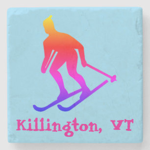 Dessous-de-verre En Pierre Killington - Comté de Rutland, Vermont (Station de