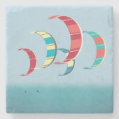 Dessous-de-verre En Pierre Kitesurf (Devant)