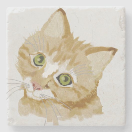 Dessous-de-verre En Pierre Kitten (Devant)