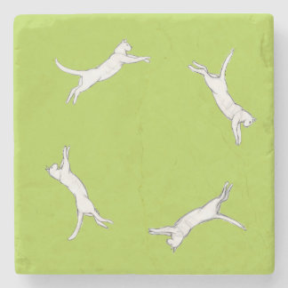 Dessous-de-verre En Pierre kittyrun lime simple