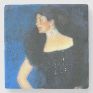 Dessous-de-verre En Pierre Klimt Portrait du Rose von Rosthorn-Friedmann