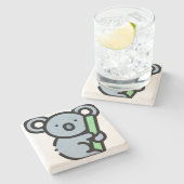 Dessous-de-verre En Pierre Koala (Côté)