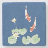 Dessous-de-verre En Pierre Koi Pond (Devant)