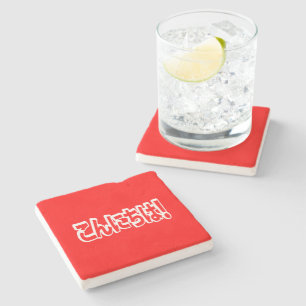 Dessous-de-verre En Pierre Konnichiwa ! Japonais Bonjour ! こ ん に ち は Nihongo
