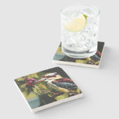 Dessous-de-verre En Pierre Kookaburra  (Côté)