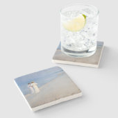 Dessous-de-verre En Pierre Kroyer - Soirée d'été sur Skagen Beach (Côté)