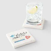 Dessous-de-verre En Pierre Kužiš? Zagreb Croatia  (Côté)