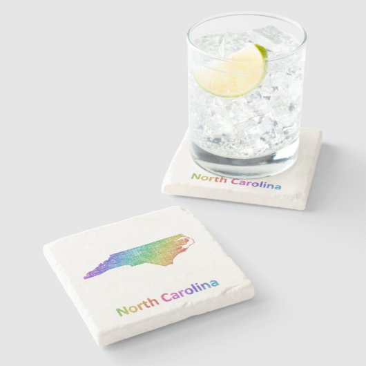 Dessous-de-verre En Pierre La Caroline du Nord (Côté)