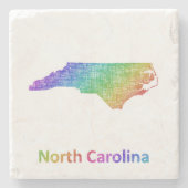 Dessous-de-verre En Pierre La Caroline du Nord (Devant)