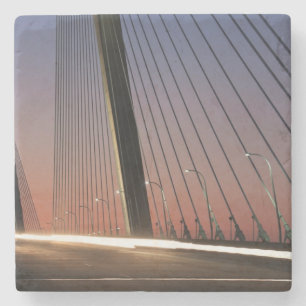 Dessous-de-verre En Pierre La Caroline du Sud, pont de Jr. d'Arthur Ravenel