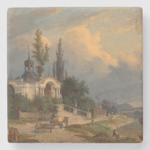 Dessous-de-verre En Pierre La chapelle Johannes Nepomuk sur le Schanzel