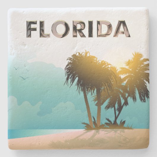 Dessous-de-verre En Pierre La Floride (Devant)