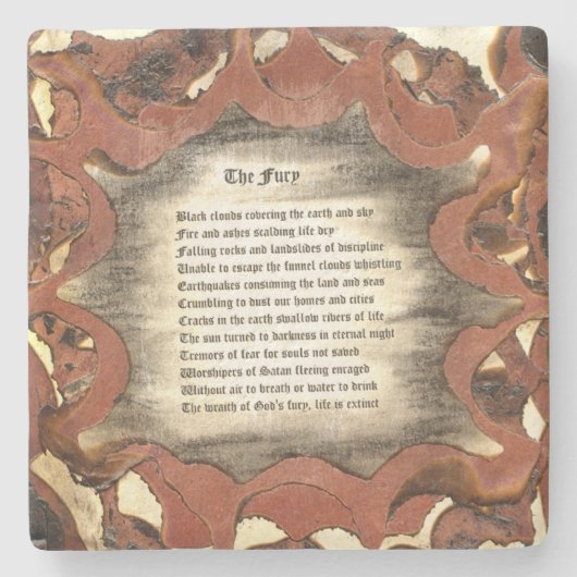 Dessous-de-verre En Pierre La Furie (Devant)