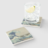 Dessous-de-verre En Pierre La Grande Vague (Côté)