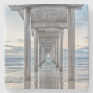 Dessous-de-verre En Pierre La Jolla, quai Scripps