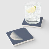 Dessous-de-verre En Pierre La Lune De Howick, Kwazulu-Natal (Côté)