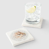 Dessous-de-verre En Pierre La meilleure photo grand-mère jamais moderne class (Côté)