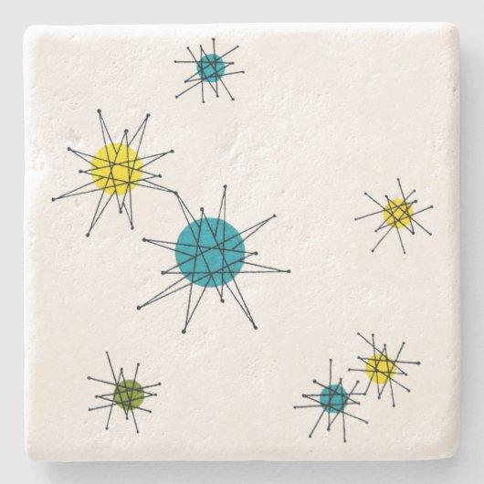 Dessous-de-verre En Pierre La moitié du siècle moderne (Devant)