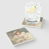 Dessous-de-verre En Pierre La petite bergère (Côté)