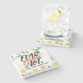 Dessous-de-verre En Pierre La Peur Pas Isaïe Bible Verse Conception Inspirant (Côté)