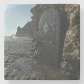 Dessous-de-verre En Pierre La Porte Oubliée dans les Sables (Devant)