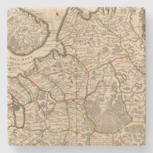 Dessous-de-verre En Pierre La Russie (Devant)