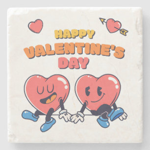 Dessous-de-verre En Pierre la Saint-Valentin
