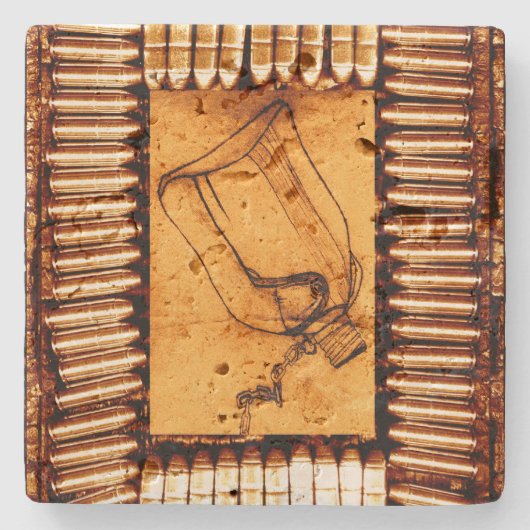 Dessous-de-verre En Pierre La Sécheresse (Devant)