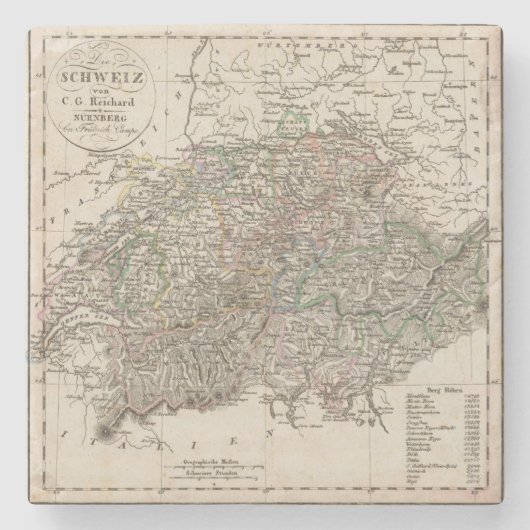 Dessous-de-verre En Pierre la Suisse (Devant)