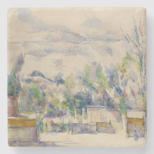 Dessous-de-verre En Pierre La terrasse du jardin aux Lauves, Cézanne
