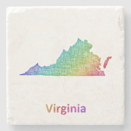 Dessous-de-verre En Pierre La Virginie (Devant)