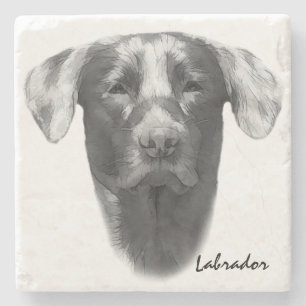 Dessous-de-verre En Pierre Labrador Dog élégant
