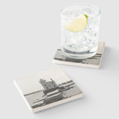 Dessous-de-verre En Pierre Lac Erie Lighthouse (Côté)