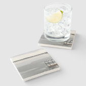 Dessous-de-verre En Pierre Lac gelé (Côté)