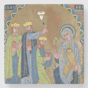 Dessous-de-verre En Pierre L'adoration des Magi, c.1189