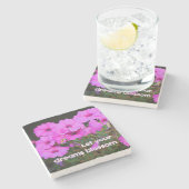 Dessous-de-verre En Pierre Laissez vos rêves s'épanouir (Côté)